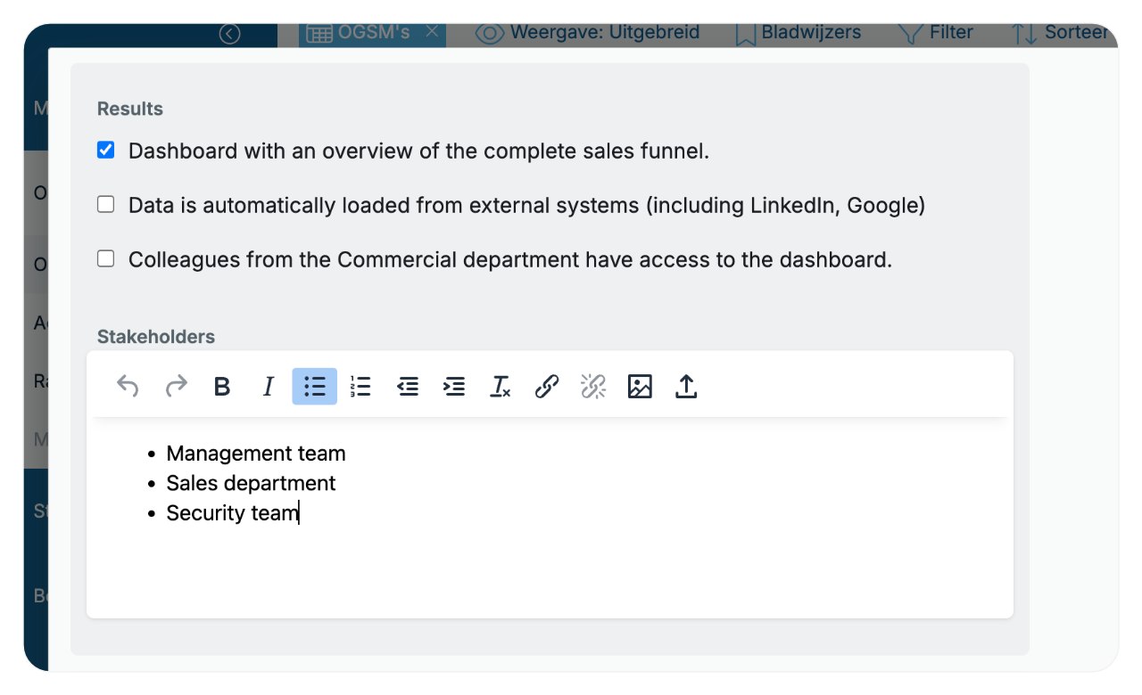 Business case of a project